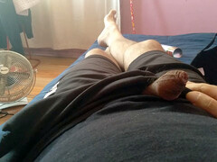 Boy enjoys his hunky hairy man-meat