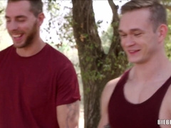 Scorching Homo Mates Take Turns Ass Fucking