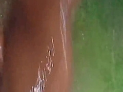 Young man draining jizz-shotgun at bathing time good-sized money-shot