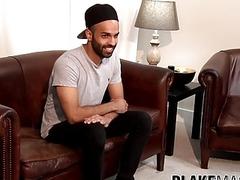 Gorgeous Latino uses his hands to get off