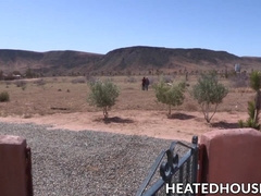 Horny bald dude takes it up the ass by his horny lover