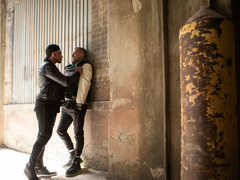 Stunning anal in public with amateur Theo Brady and Miguel Exotic