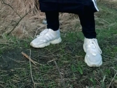 STRIP IN THE FOREST AND PISS