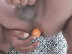 Indian dude drilling her booty With carrots