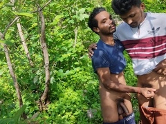 Fed up with fisting, they decided to venture into the woods for an unforgettable outdoor gay orgy - what happened next will leave you in stitches!