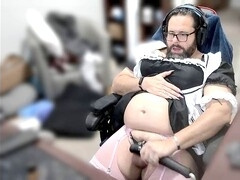 Amateur sissy, lock, sissy lingerie