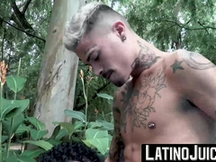 Fuzzy haired Radison and I attempted different postures to vibrate my ample stiffy