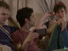 Group sex, swim boy, cumshot