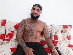 Boys taking a bathroom bare part 1