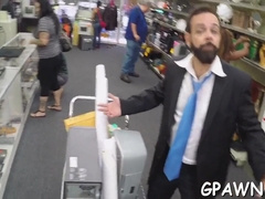 Teasing gays cock in the shop 12