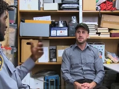 YoungPerps-Hot Black Security Officer Fucks Another Officer