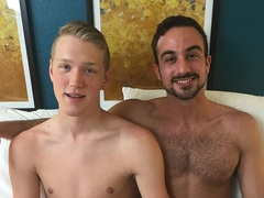 Jockstrap twink Caleb Nash goes on all fours for Mason Lear