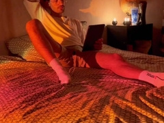 Guy bitch heads super-naughty and noisy while parents are away