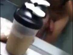 Muscle Boy Takes off Outdoors, Expecting to Get Caught