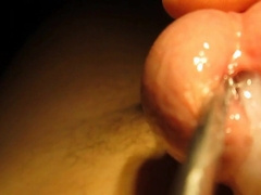 Urethral sounding and stretching with cumshot 5