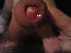 Slim Twink Wank and Cum closeup 4