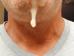 Mexican Cum Load Hanging From My Chin