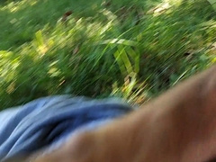 Hiker Makes a Stop on the Route to Empty the Steamy Milk From His Meaty Sausage's Eggs