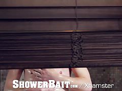 ShowerBait Straight Ben Tyler shower fucks Lex Ryan