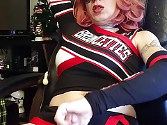 Bad Cheerleader Cum Shot! by vikkicd16