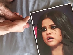 Selena Gomez cum tribute 12