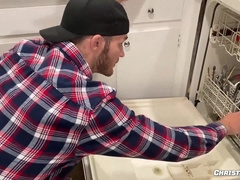 ChristianWilde: Christian Wilde Plays With His Forearms To Appease His Strong Rod