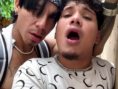 Little slut submissive to Latino boss