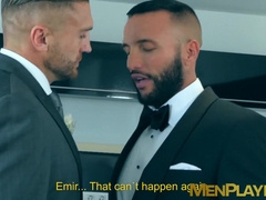 Executives Donato Reyes and Emir Boscatto analriding tough