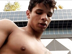 Nice and wet anal bang by the swim-pool