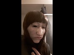 female masking change faces