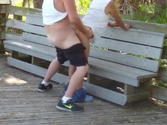 Abuelo y gordito: sexo público con maduros amateurs1