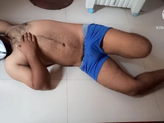 Grizzly lay down after hard-core bang-out midnight after bang-out