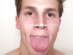Tongue Fetish - Aaron Tongue Part2 Video1