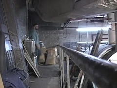 Wooly otter Ray Dragon makes Aaron Parker jizm from ass-fuck romp