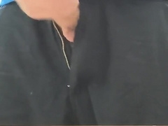 Jerking off in the Office