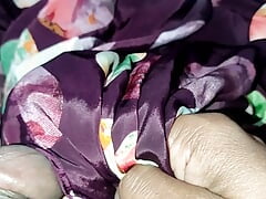 Satin silk handjob porn - Bhabhi satin print suit handjob and cum (111)