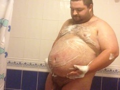 Chubby bear shower clip