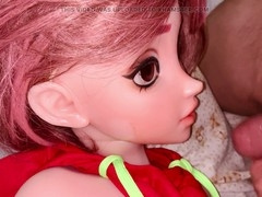 Chubby small penis blowjob, small dick, chubby silicone doll