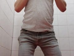 Dousing myself and frolicking with my pee