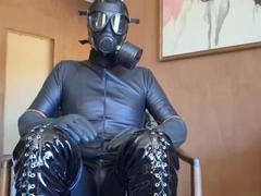 High heels, masturbation, leather