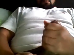 Bearded latino with thick cock