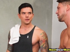 Gay-jocks, work-out, no condom