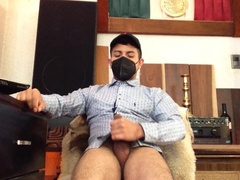 I caught my stepbrother masturbating off