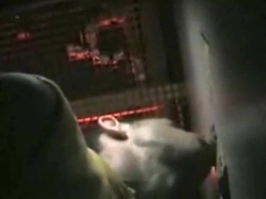 Amateur sucking in glory hole