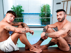 Dashing young Johnny Viper and Alespice in a fabulous gay play