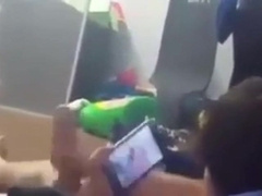 Watch my friend cumming while he's watching porn