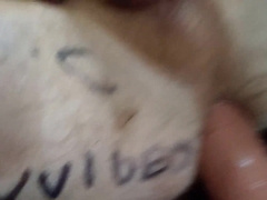 Taking nine inches while witnessing in the mirror