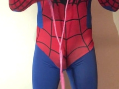 WEENIE and BALL CABLE RESTRAIN BONDAGE TORMENT ** INSATIABLE SPIDER-GUY **