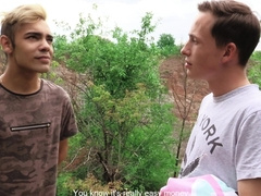 Appealing gay lover handles pair of big dicks in the kinkiest positions