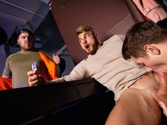 Public and sneaky ass fuck with William Seed and Joey Mills